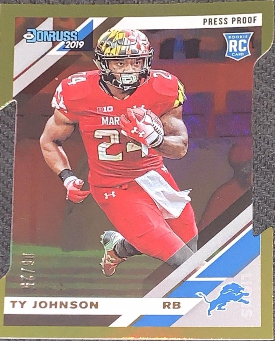Ty Johnson [Gold Die Cut Press Proof] #295