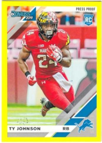 Ty Johnson [Yellow Press Proof] #295