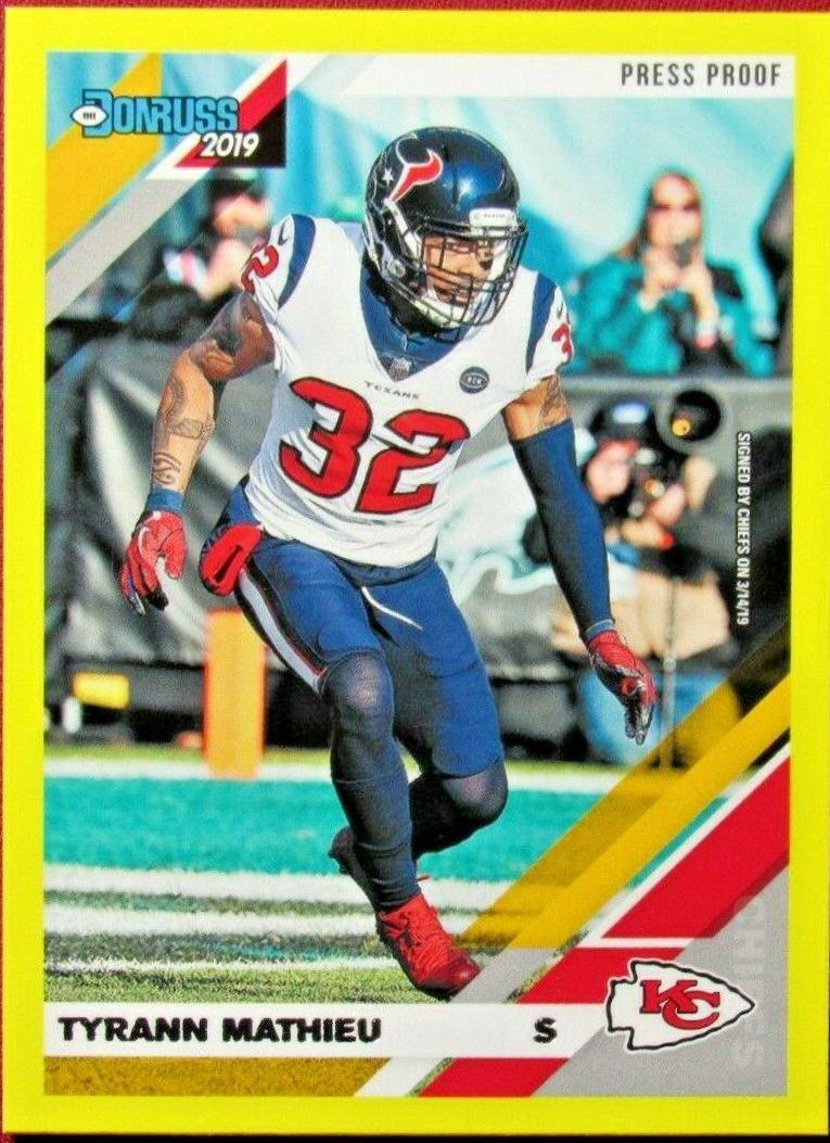 Tyrann Mathieu [Yellow Press Proof] #112