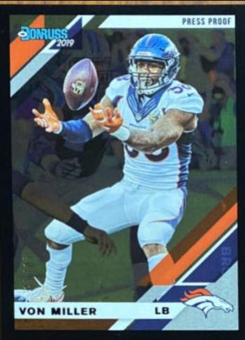 Von Miller [Black Press Proof] #84