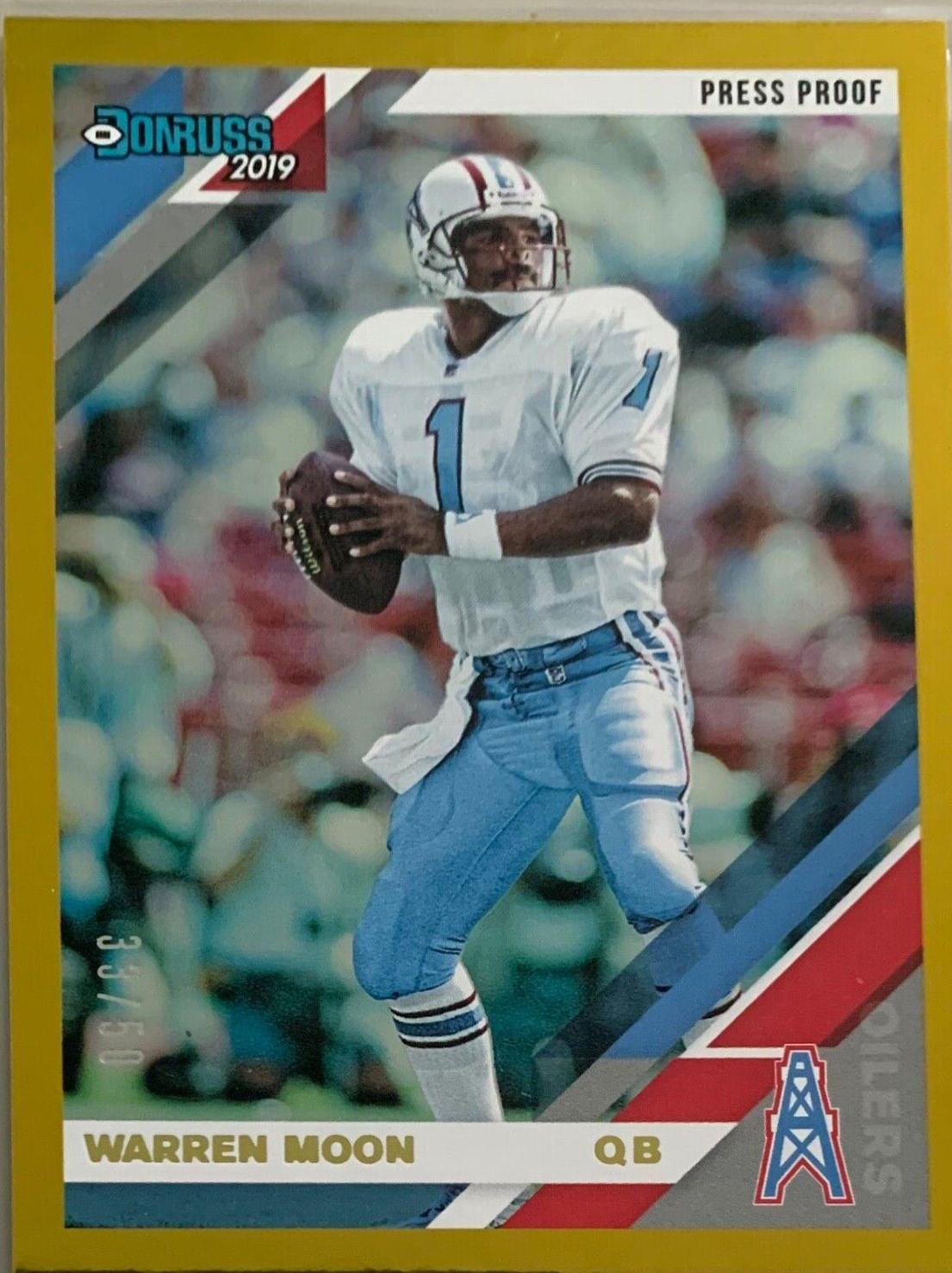 Warren Moon [Gold Press Proof] #113