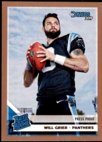 Will Grier [Bronze Press Proof] #305