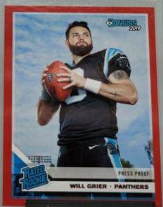 Will Grier [Red Press Proof] #305