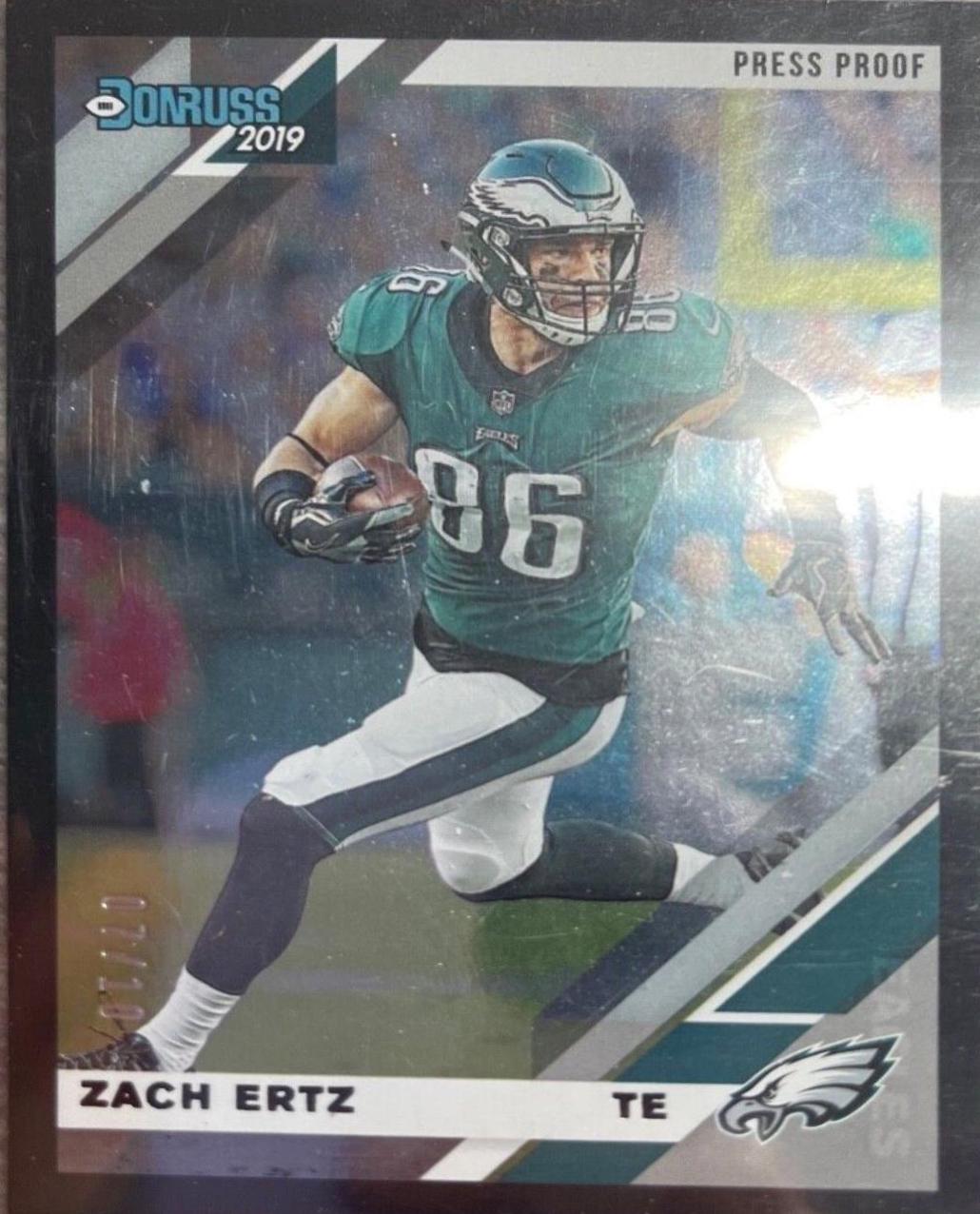 Zach Ertz [Black Press Proof] #203