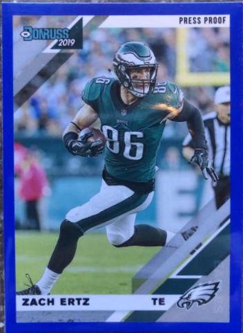 Zach Ertz [Blue Press Proof] #203