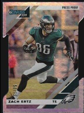 Zach Ertz [Silver Die Cut Press Proof] #203