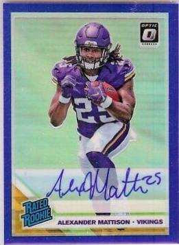 Alexander Mattison [Blue Auto] #181