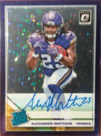 Alexander Mattison [Purple Stars Auto] #181