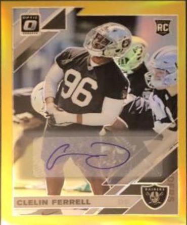 Clelin Ferrell [Gold Auto] #104