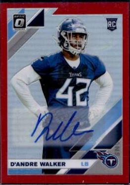 D'Andre Walker [Red Auto] #141