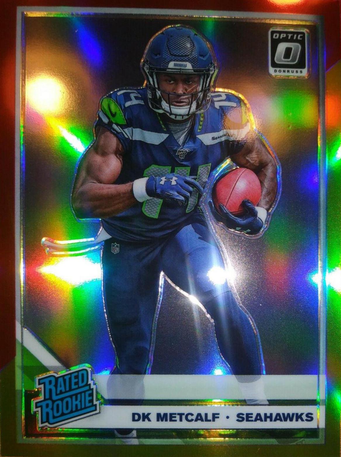 DK Metcalf [Red and Yellow] #163