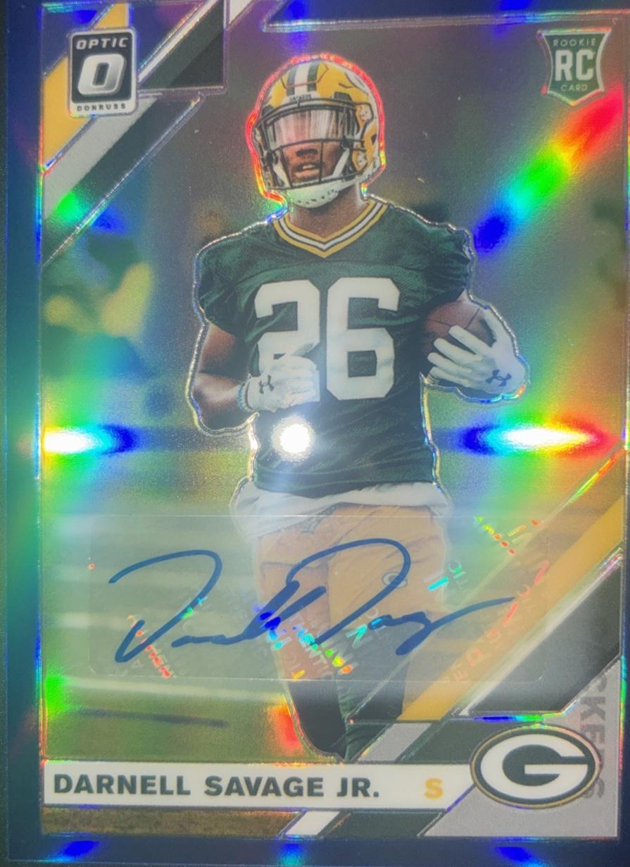 Darnell Savage Jr. [Blue Auto] #109
