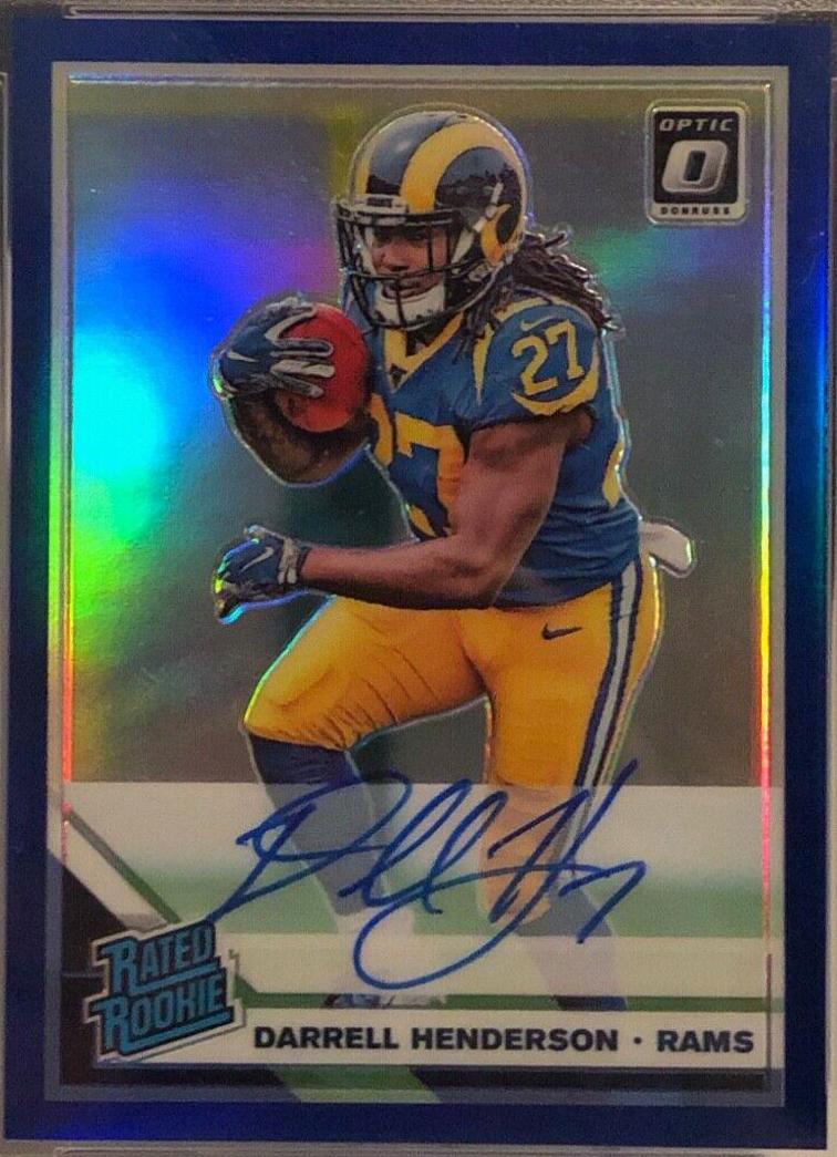 Darrell Henderson [Blue Auto] #160