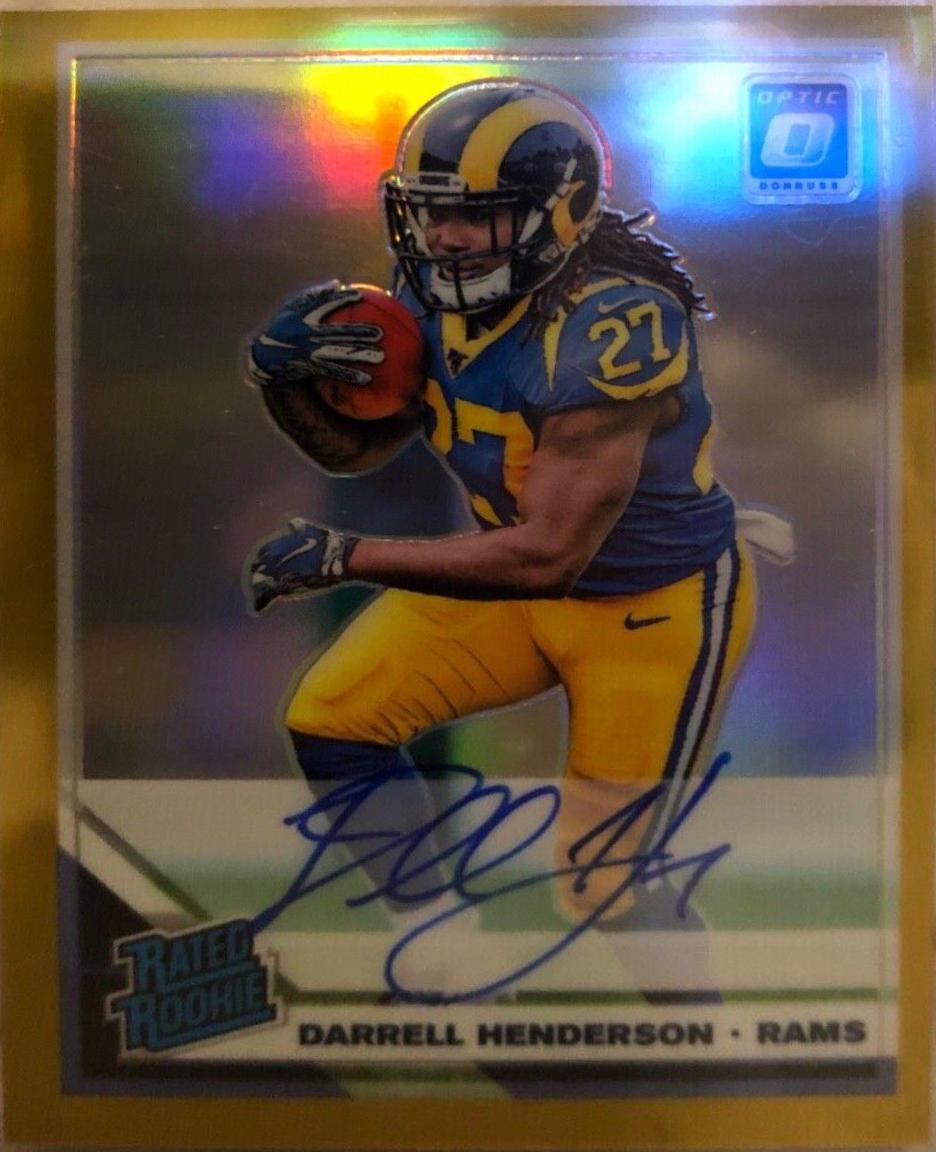 Darrell Henderson [Gold Auto] #160