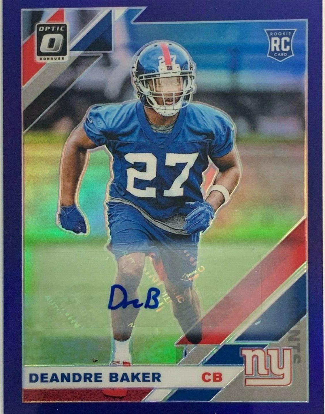Deandre Baker [Purple Auto] #114