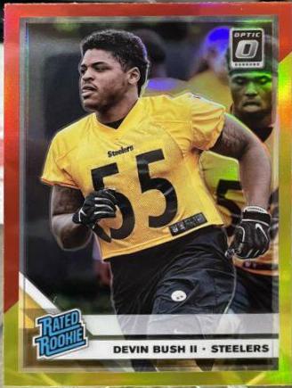 Devin Bush II [Red and Yellow] #194