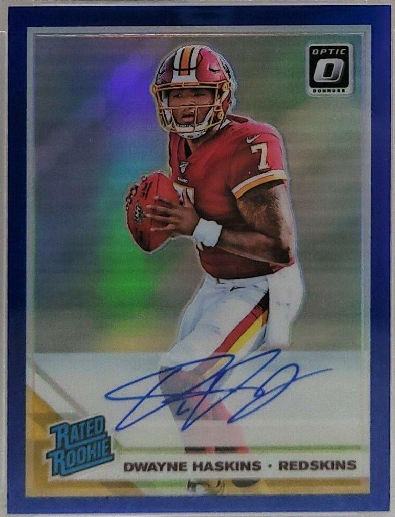 Dwayne Haskins [Blue Auto] #151