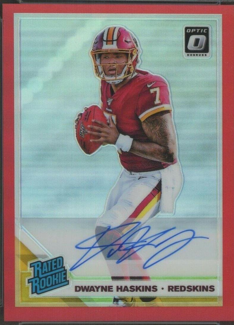 Dwayne Haskins [Red Auto] #151