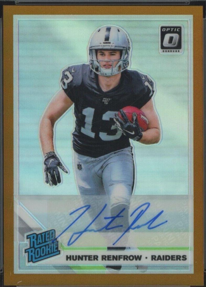 Hunter Renfrow [Bronze Auto] #190