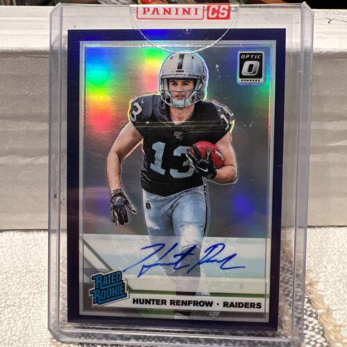 Hunter Renfrow [Purple Auto] #190