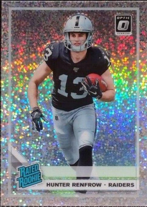 Hunter Renfrow [White Sparkle] #190