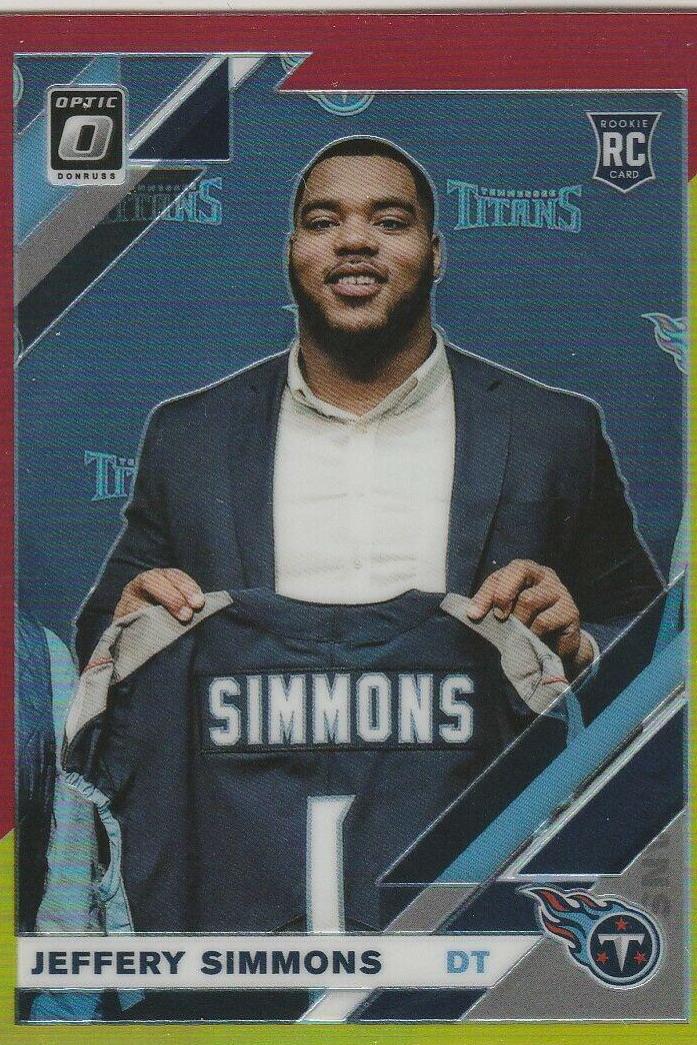 Jeffery Simmons [Red and Yellow] #108