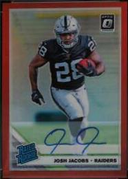 Josh Jacobs [Red Auto] #158