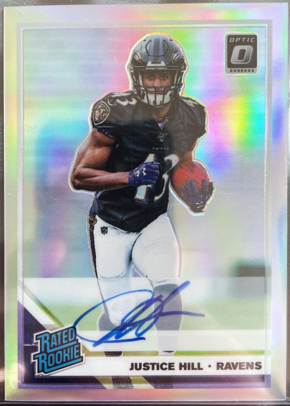 Justice Hill [Holo Auto] #183