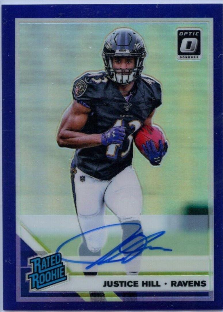 Justice Hill [Purple Auto] #183