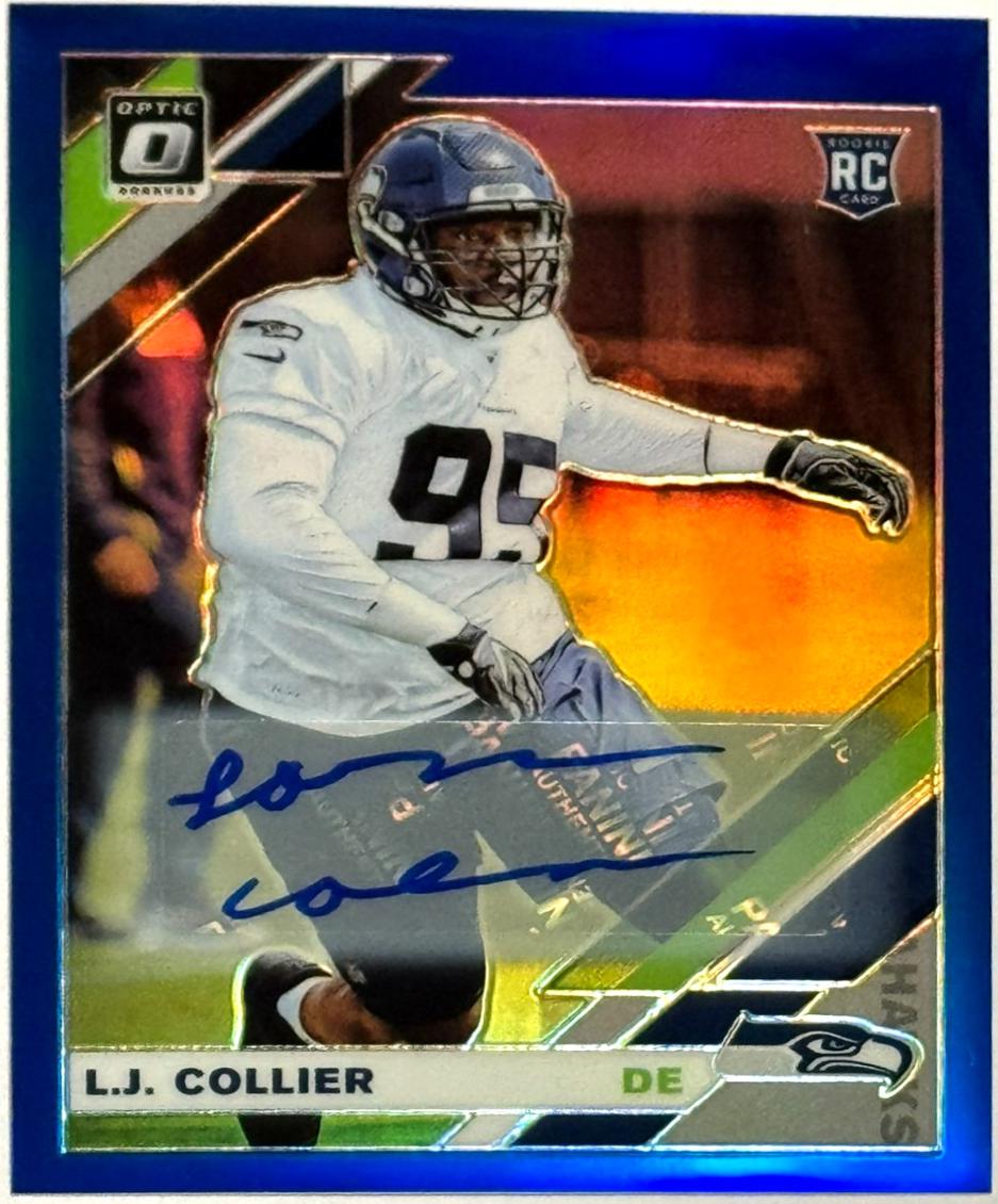 L.J. Collier [Blue Auto] #113