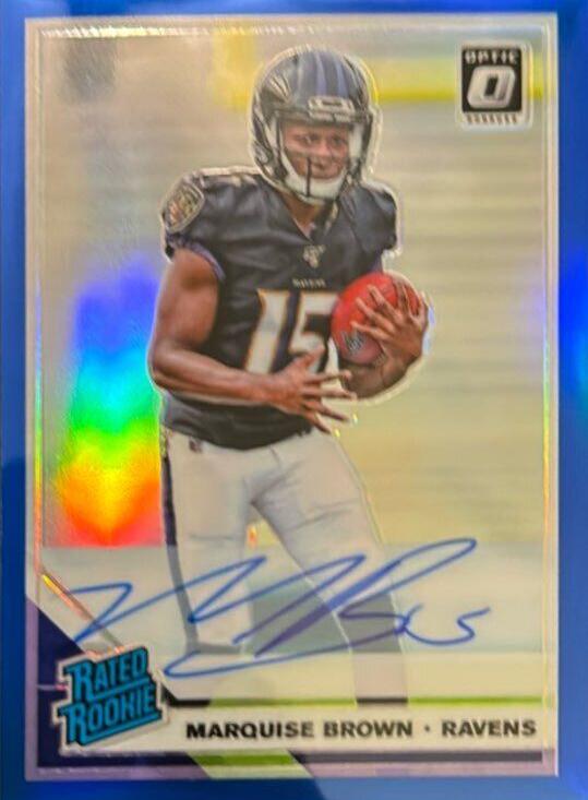 Marquise Brown [Blue Auto] #162