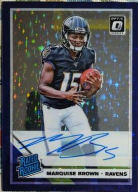 Marquise Brown [Purple Stars Auto] #162