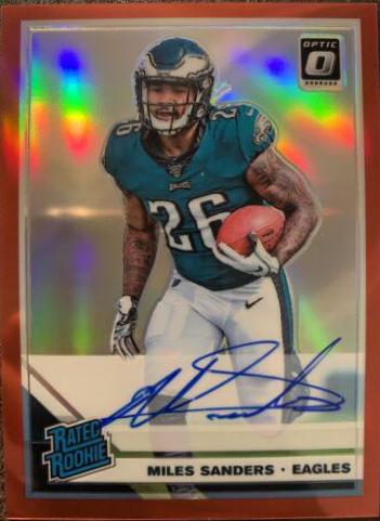 Miles Sanders [Red Auto] #172