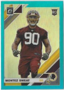 Montez Sweat [Aqua] #110