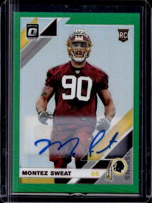 Montez Sweat [Green Auto] #110