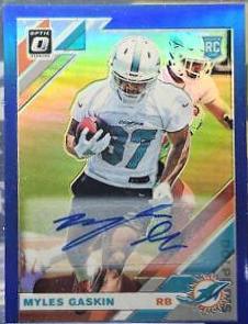 Myles Gaskin [Blue Auto] #131