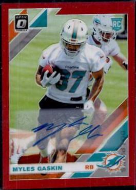 Myles Gaskin [Red Auto] #131