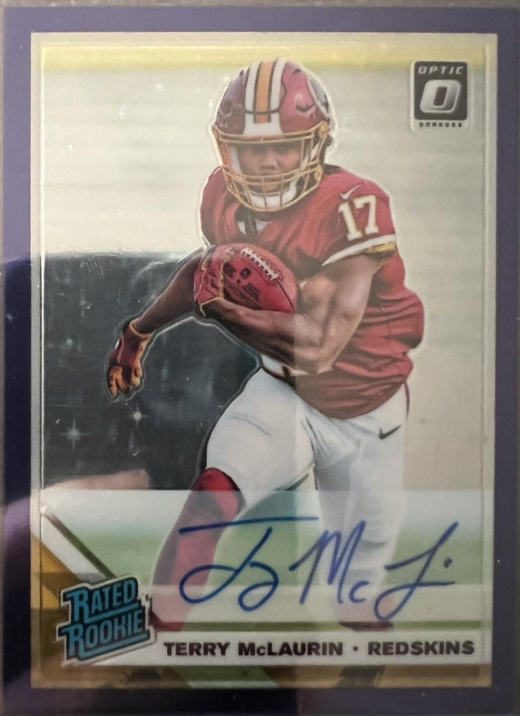 Terry McLaurin [Purple Stars Auto] #179