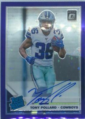 Tony Pollard [Purple Stars Auto] #187