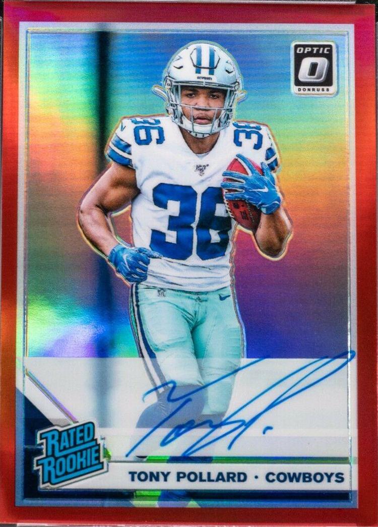 Tony Pollard [Red Auto] #187