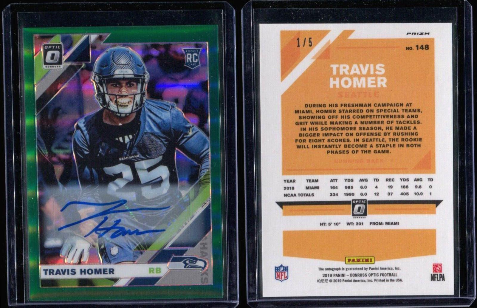 Travis Homer [Green Auto] #148