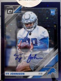 Ty Johnson [Purple Stars Auto] #145