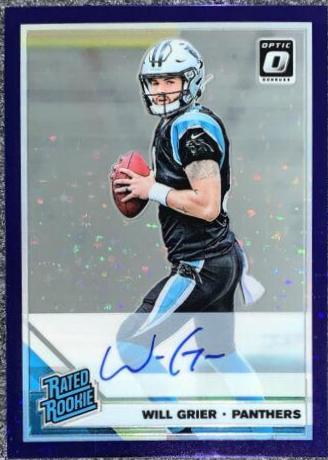 Will Grier [Purple Stars Auto] #155