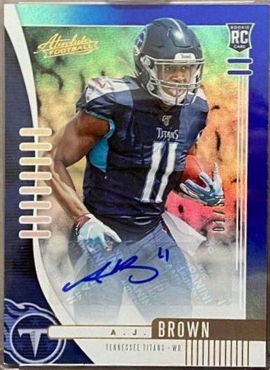 A.J. Brown [Spectrum Blue Autograph] #101