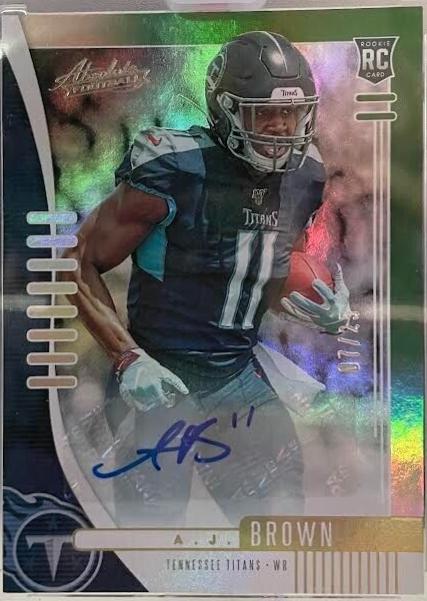 A.J. Brown [Spectrum Green Autograph] #101