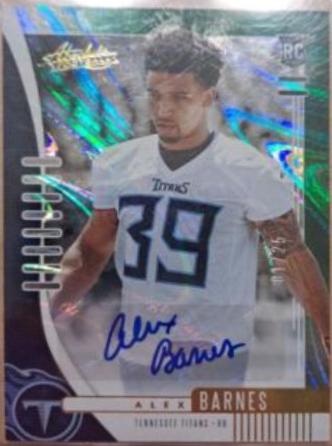 Alex Barnes [Spectrum Green Autograph] #193