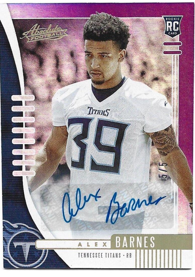 Alex Barnes [Spectrum Purple Autograph] #193