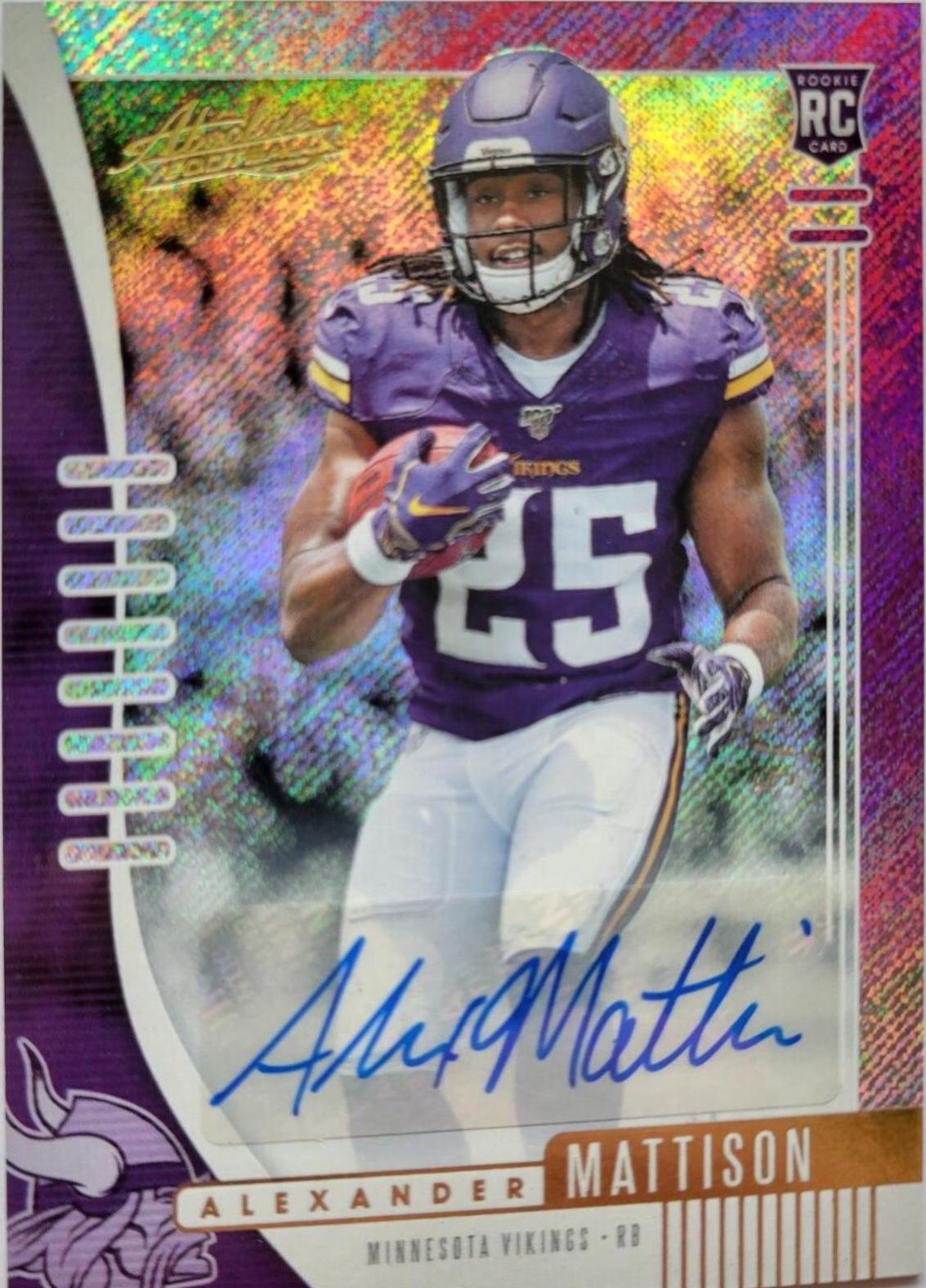 Alexander Mattison [Purple Rain Autograph] #102