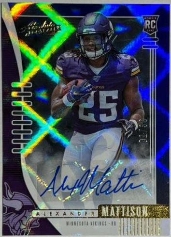 Alexander Mattison [Spectrum Blue Autograph] #102