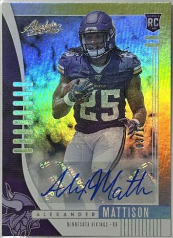 Alexander Mattison [Spectrum Gold Autograph] #102